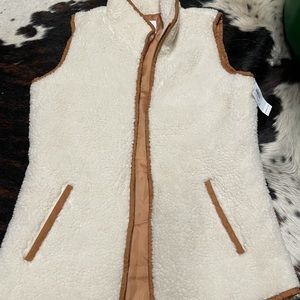 SOLD New Sherpa vest